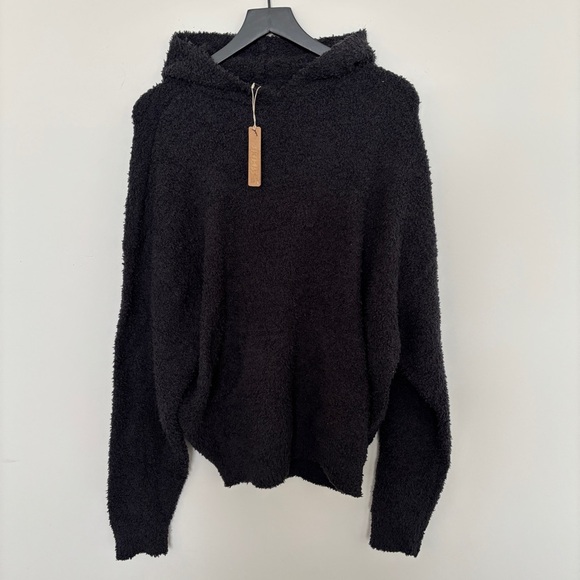 SKIMS Cozy Knit Hoodie S/M Onyx NEW NWT - Picture 7 of 9